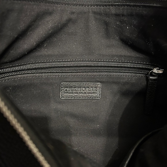 The Horse “Lottie” Black Leather Shoulder Bag - Picture 7 of 11